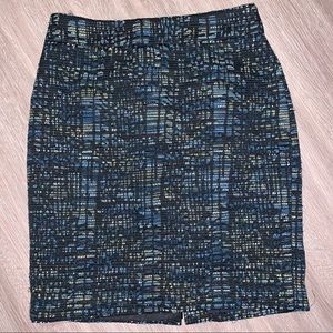 Ann Taylor Tweed Pencil Skirt Sz 4